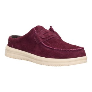 wally nxt mule fig purple