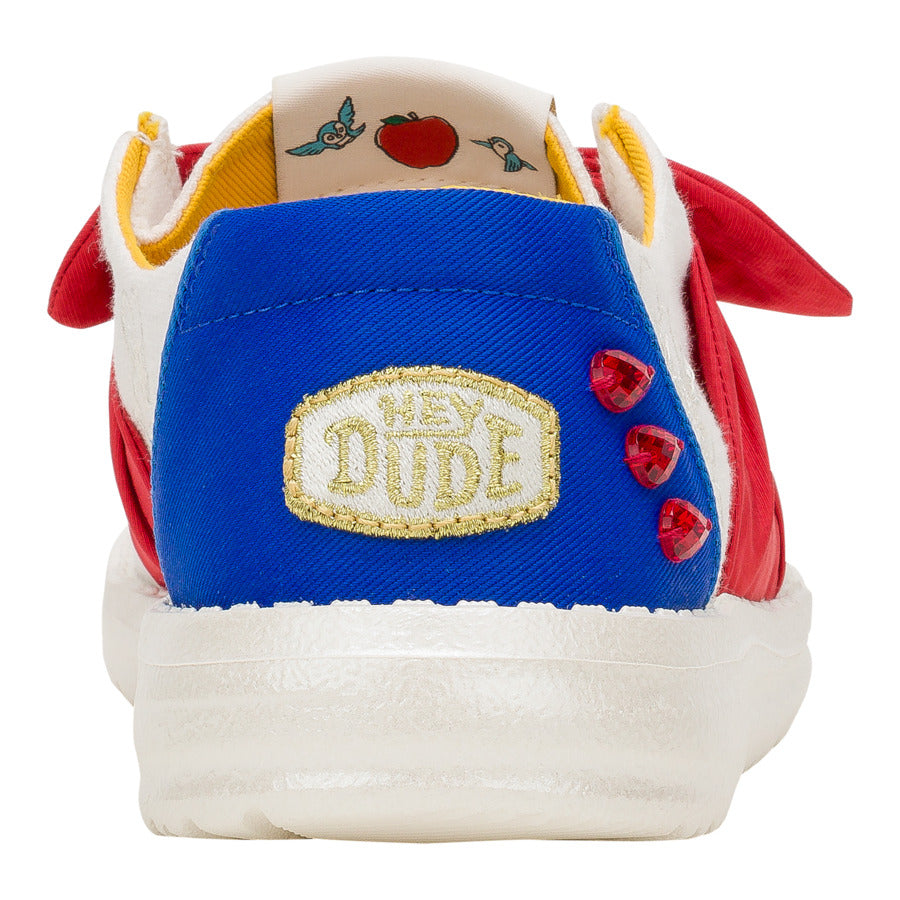wendy bow snow white white/blue/red wendy bow snow white white/blue/red