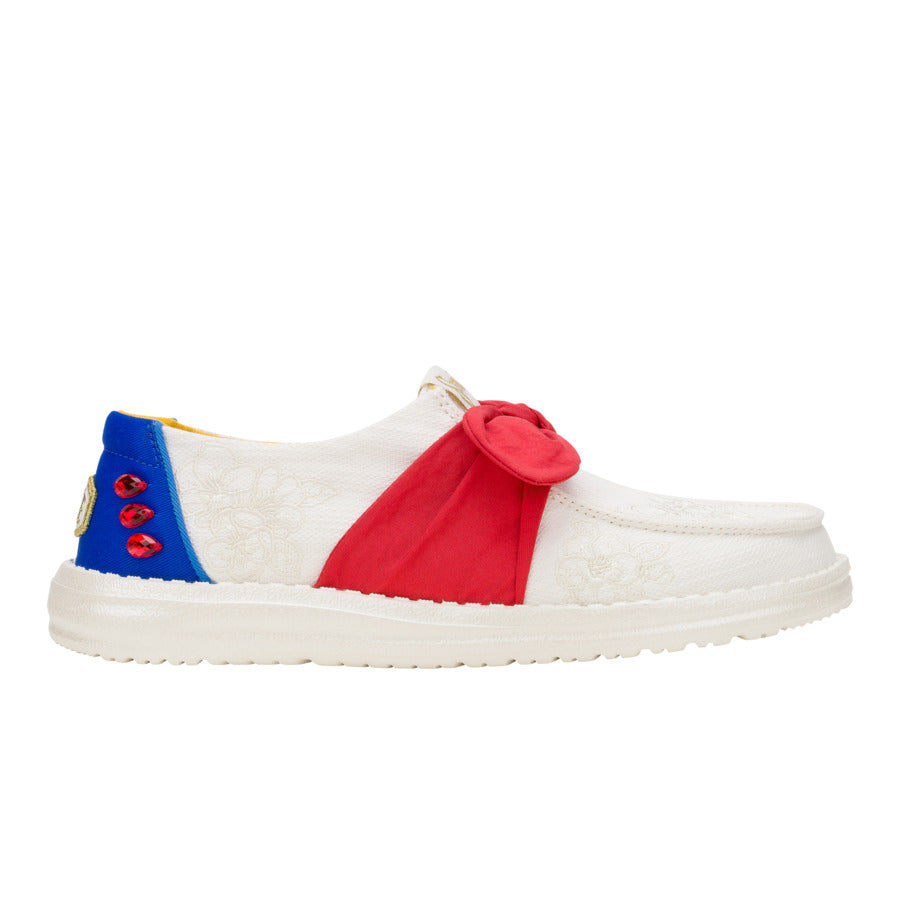 wendy bow snow white white/blue/red wendy bow snow white white/blue/red
