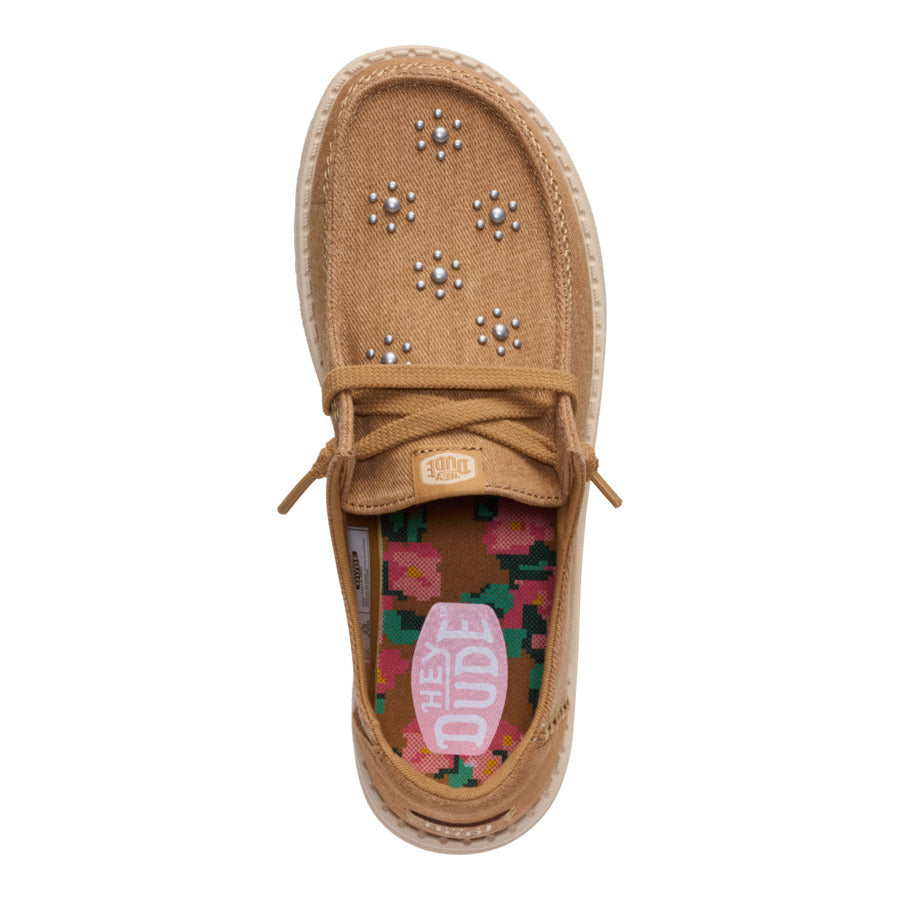 wendy star stud cognac/tan wendy star stud cognac/tan