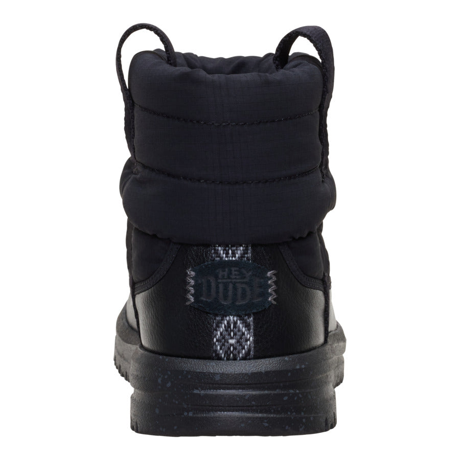 camden cuff nylon quilt black/black camden cuff nylon quilt black/black