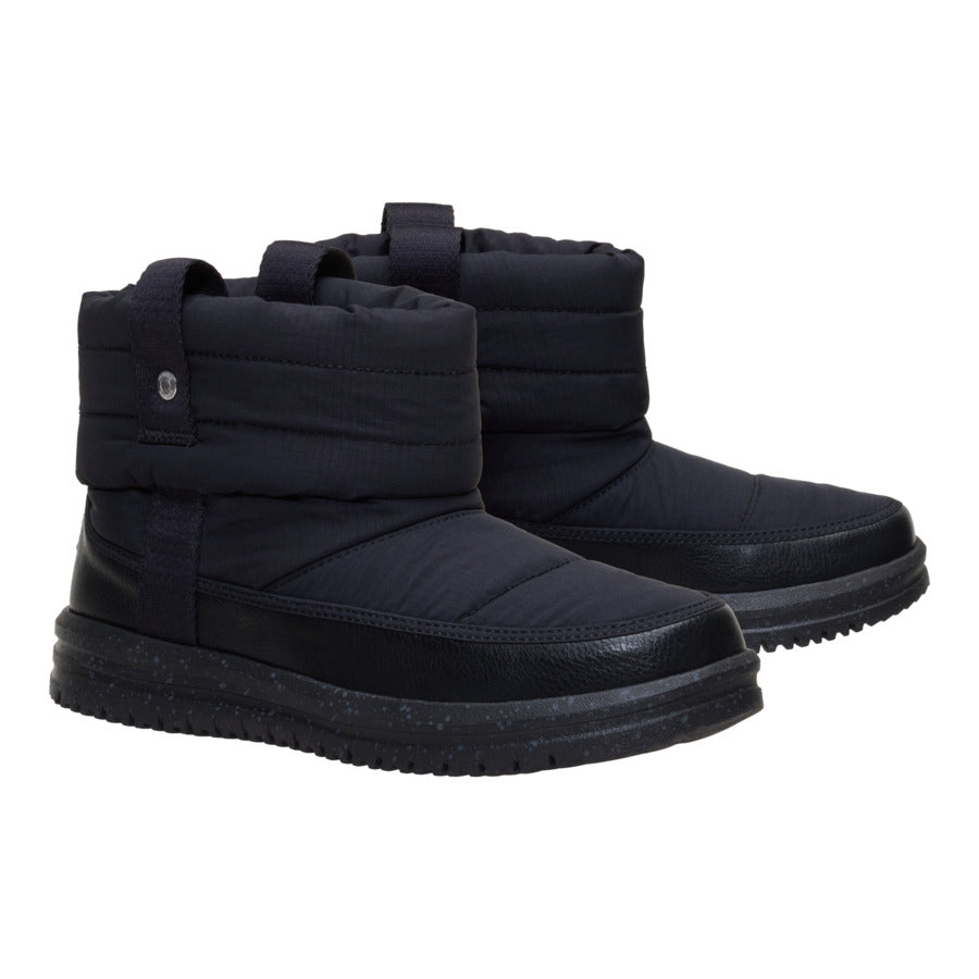 camden cuff nylon quilt black/black camden cuff nylon quilt black/black