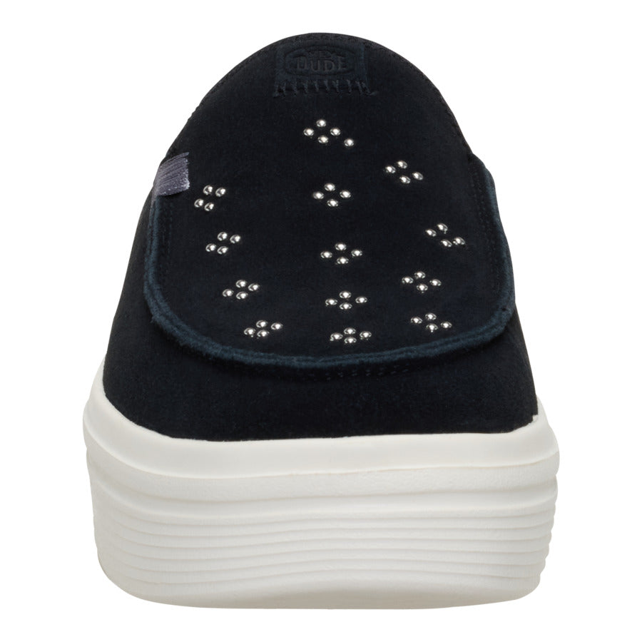 austin lift suede stud black austin lift suede stud black