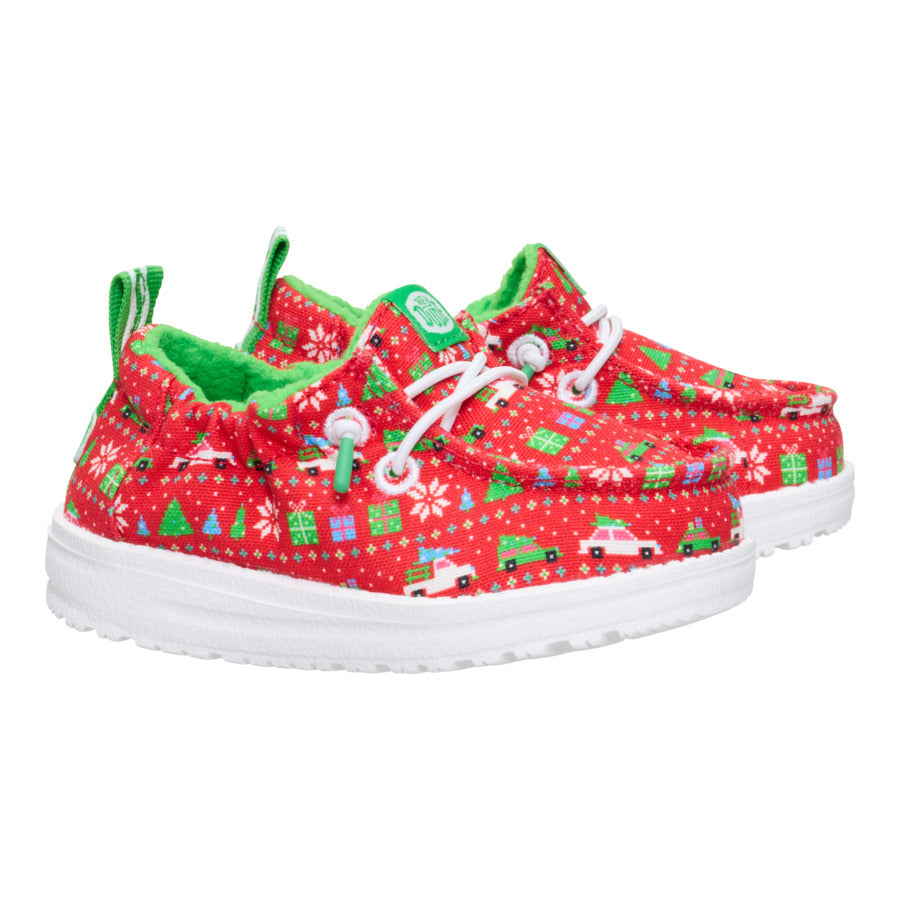 lildude holiday sweater red/green lildude holiday sweater red/green