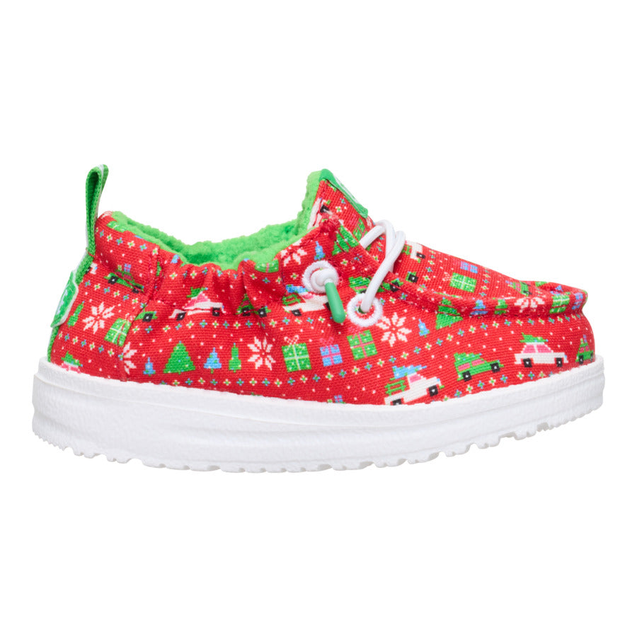 lildude holiday sweater red/green lildude holiday sweater red/green