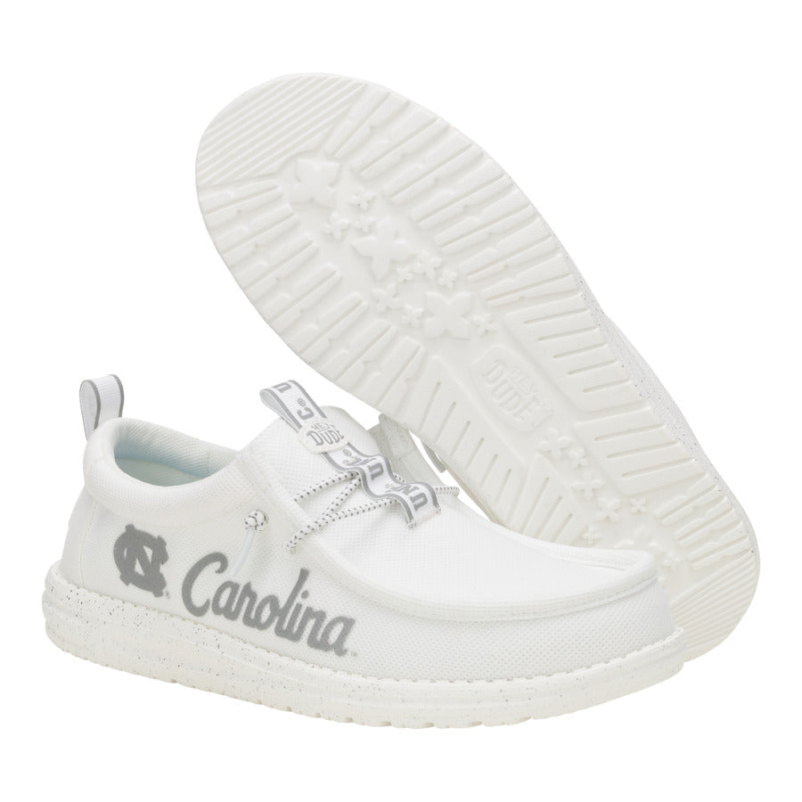 wally unc tar heels tar heels white/light blue wally unc tar heels tar heels white/light blue