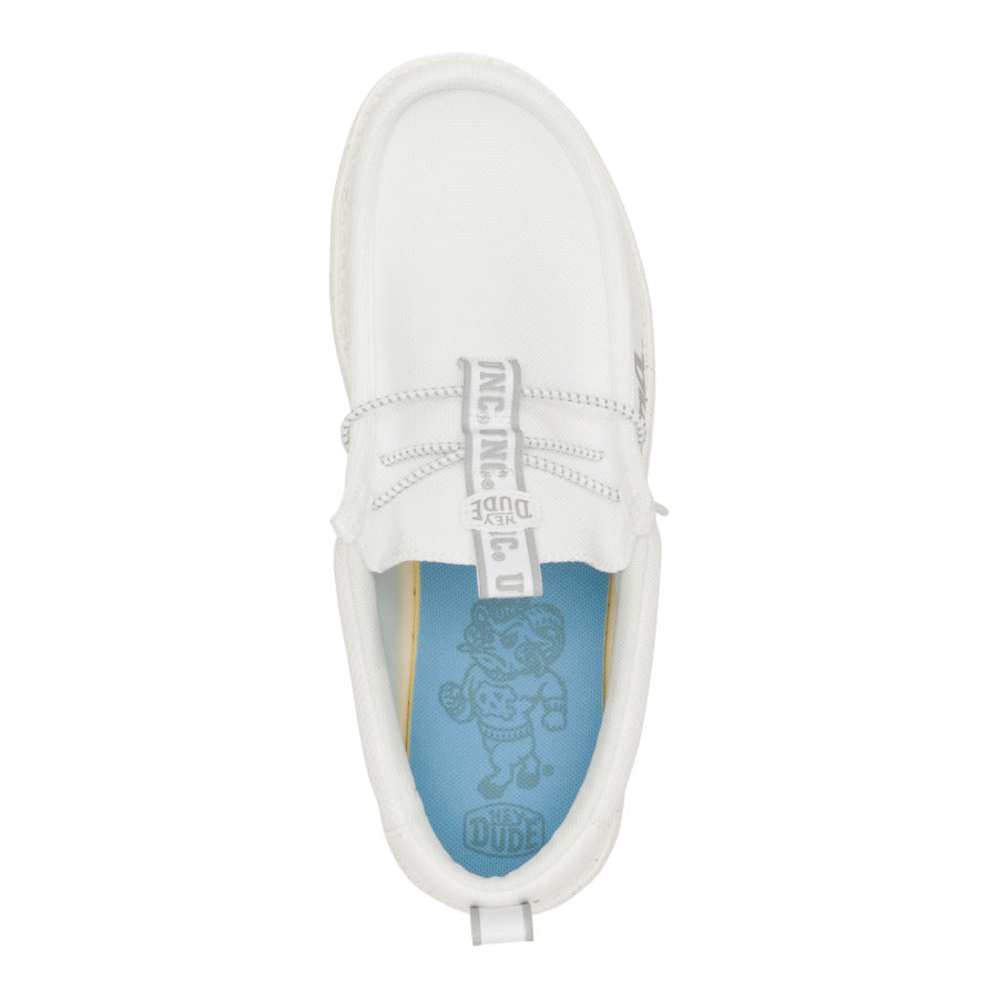 wally unc tar heels tar heels white/light blue wally unc tar heels tar heels white/light blue