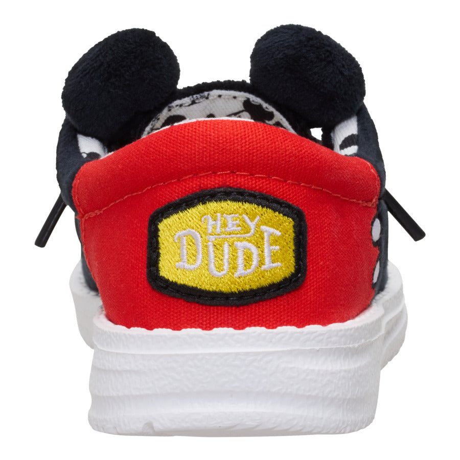 disney mickey mouse wally toddler black/red disney mickey mouse wally toddler black/red