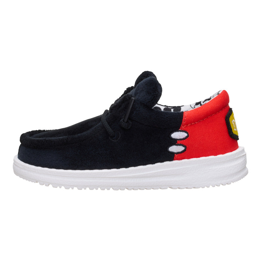disney mickey mouse wally toddler black/red disney mickey mouse wally toddler black/red
