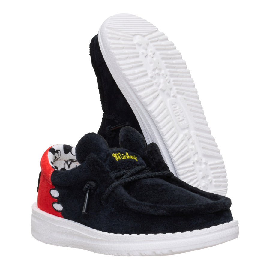 disney mickey mouse wally toddler black/red disney mickey mouse wally toddler black/red