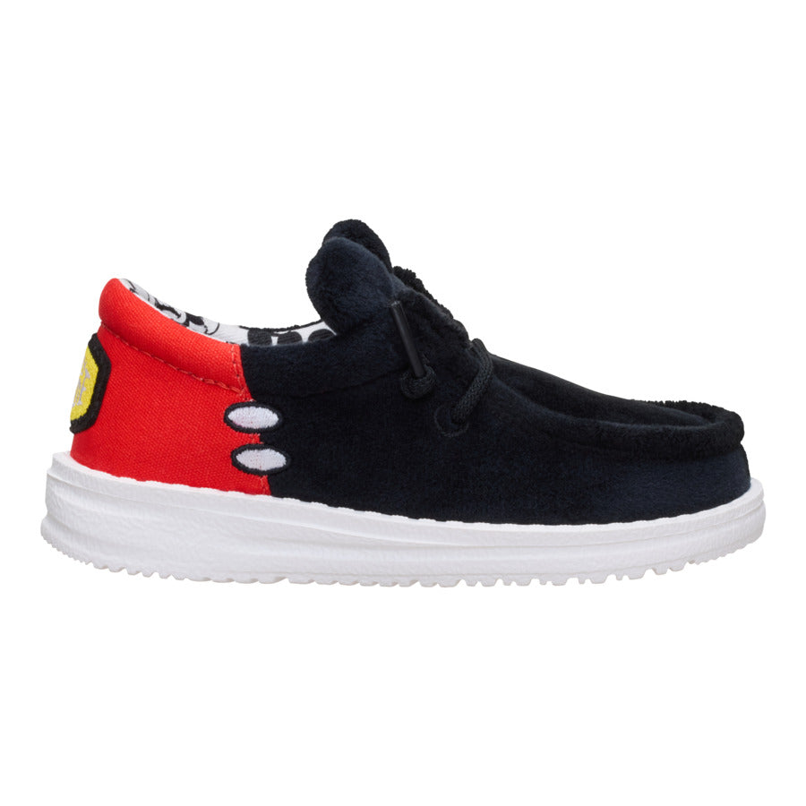 disney mickey mouse wally toddler black/red disney mickey mouse wally toddler black/red
