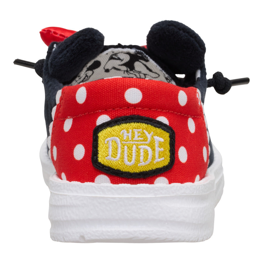 disney minnie mouse wendy toddler black/red disney minnie mouse wendy toddler black/red