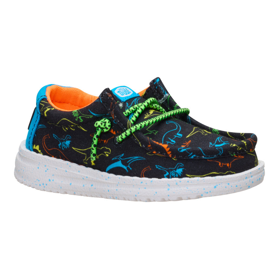 wally toddler dinoworld black/neon multi wally toddler dinoworld black/neon multi