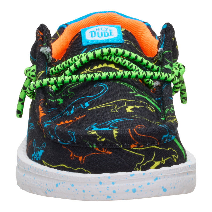 wally toddler dinoworld black/neon multi wally toddler dinoworld black/neon multi