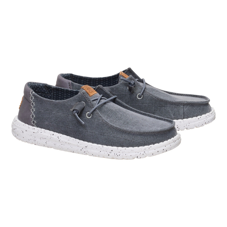 wendy chambray grid charcoal wendy chambray grid charcoal