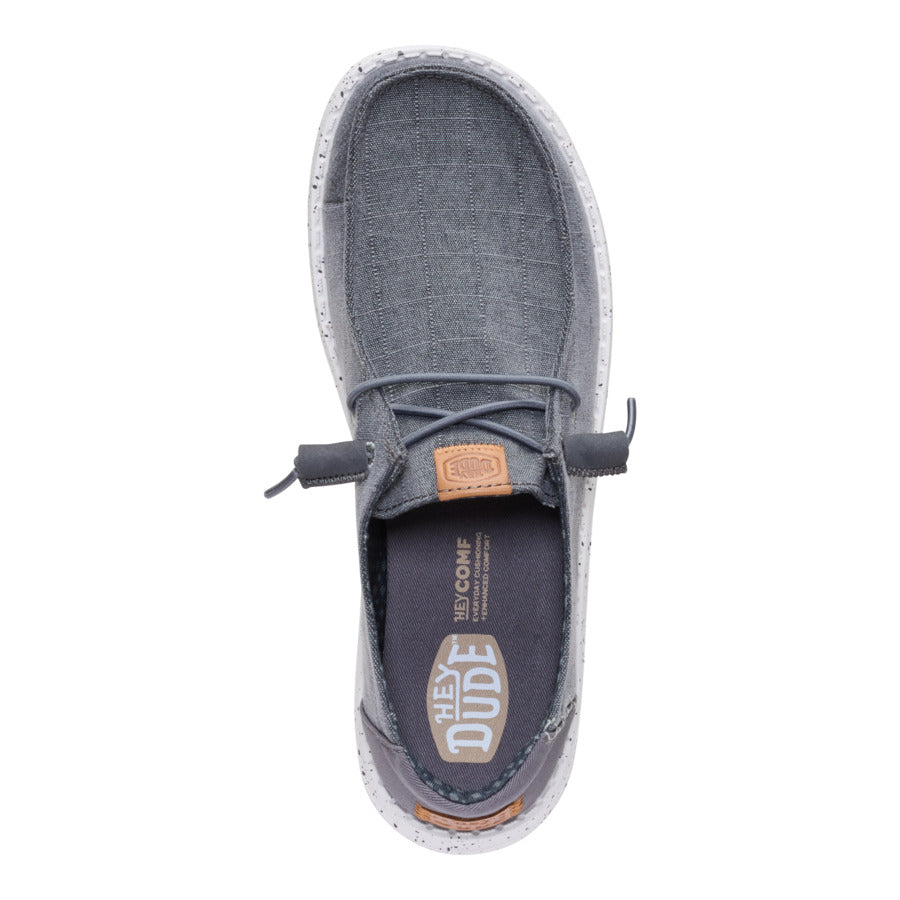 wendy chambray grid charcoal wendy chambray grid charcoal