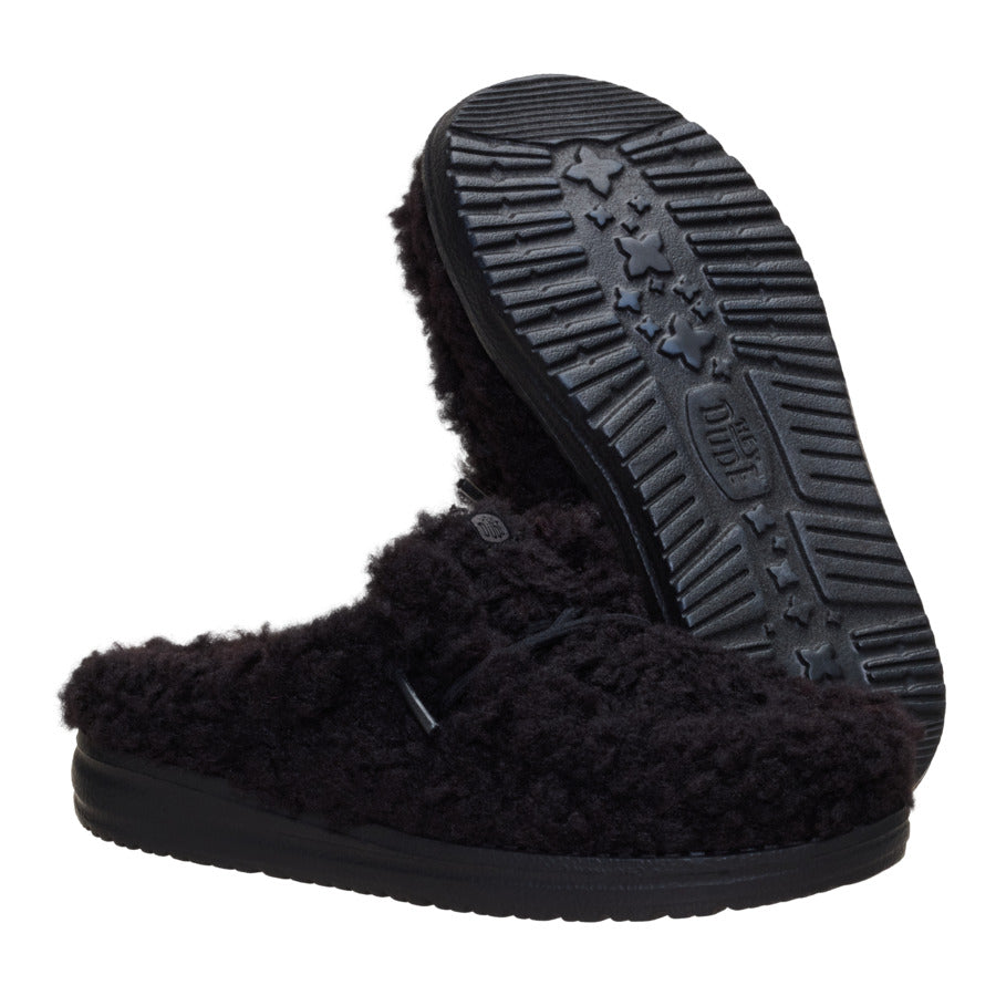 wendy slipper youth black/black wendy slipper youth black/black