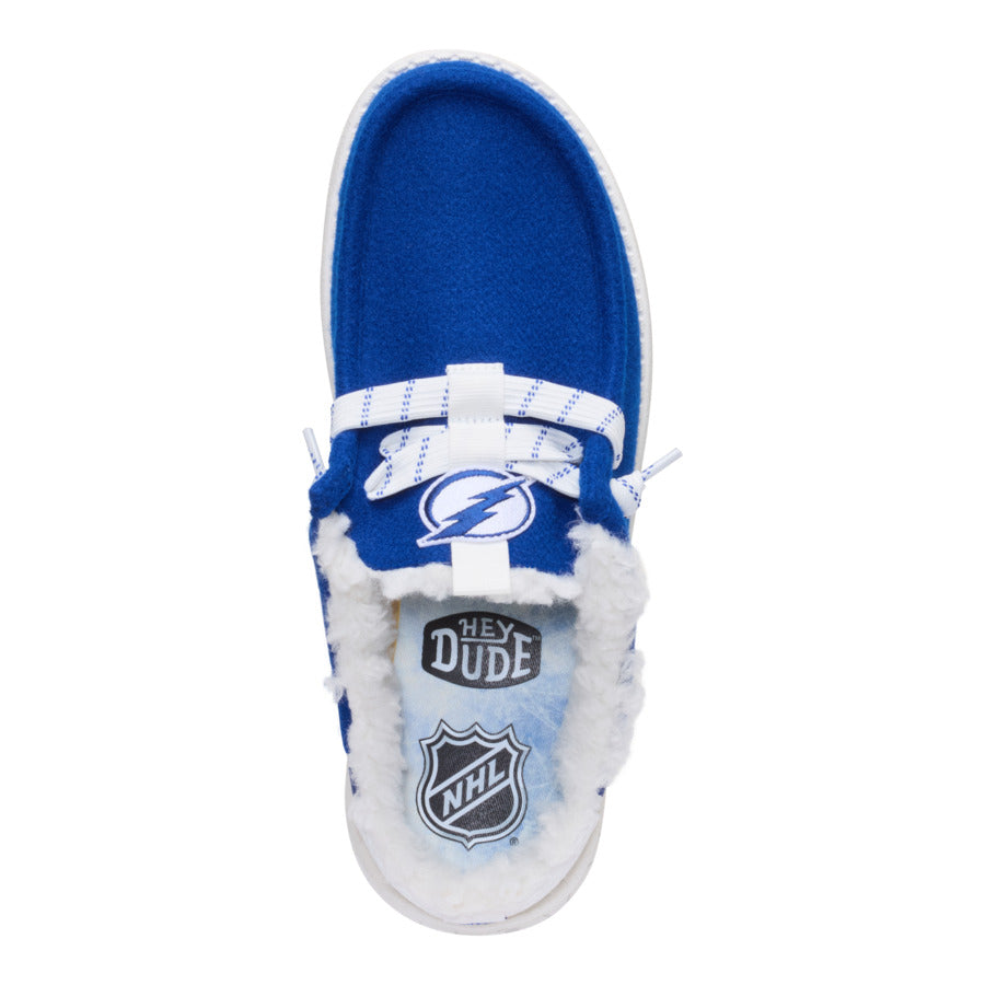 nhl® tampa bay lightning® wally slip varsity blue/white nhl® tampa bay lightning® wally slip varsity blue/white