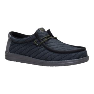 wally washed quilt black/grey