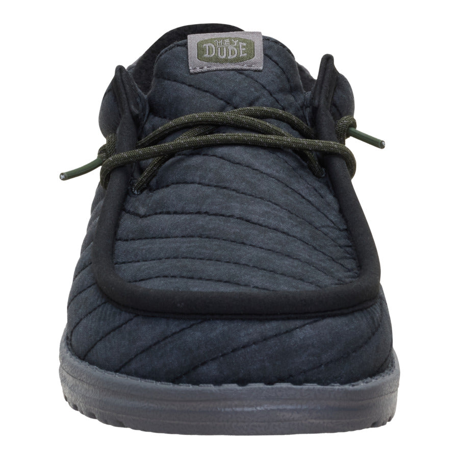 wally washed quilt black/grey wally washed quilt black/grey
