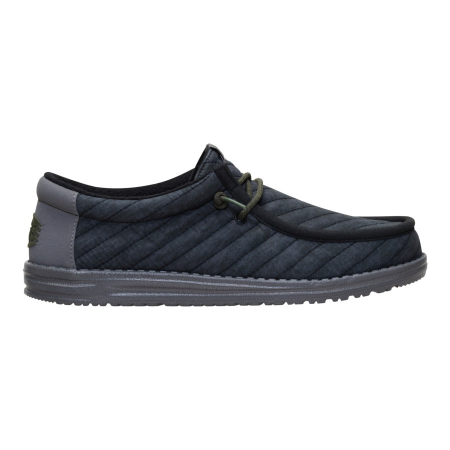 wally washed quilt black/grey wally washed quilt black/grey