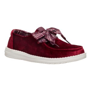 wendy holiday bow burgundy