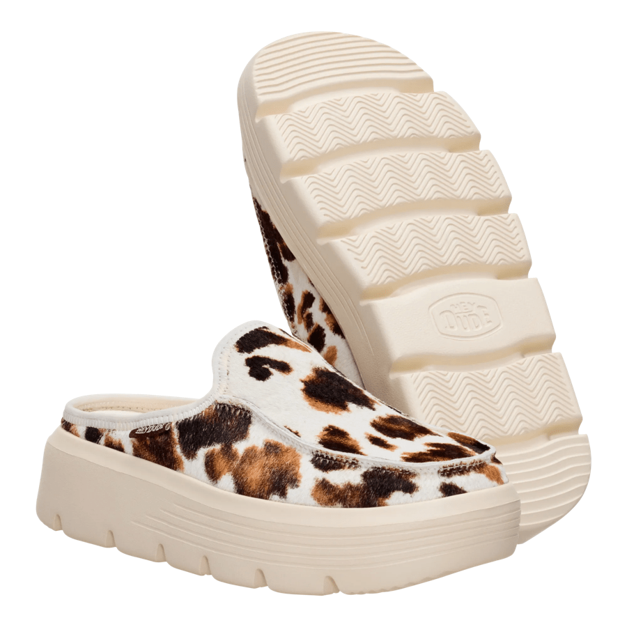 austin edge luxe ivory/cow austin edge luxe ivory/cow