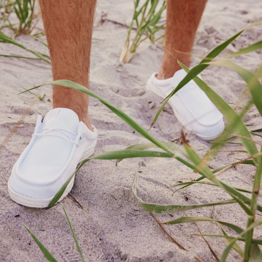 wally slip stretch canvas white/white wally slip stretch canvas white/white